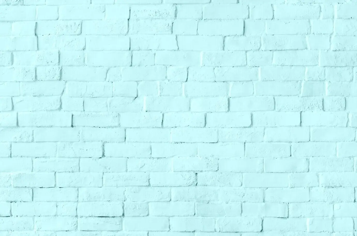 Hintergrund mit der Textur einer pastellblauen Ziegelwand